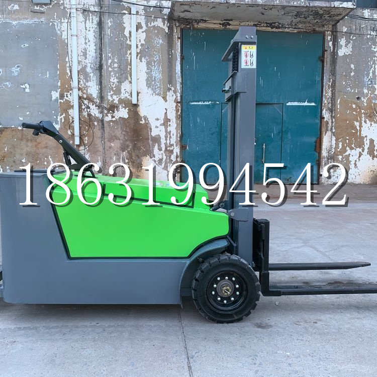 富平县小型电动叉车1吨2吨步行站驾式电瓶堆高充电装卸车液压升降车铲车